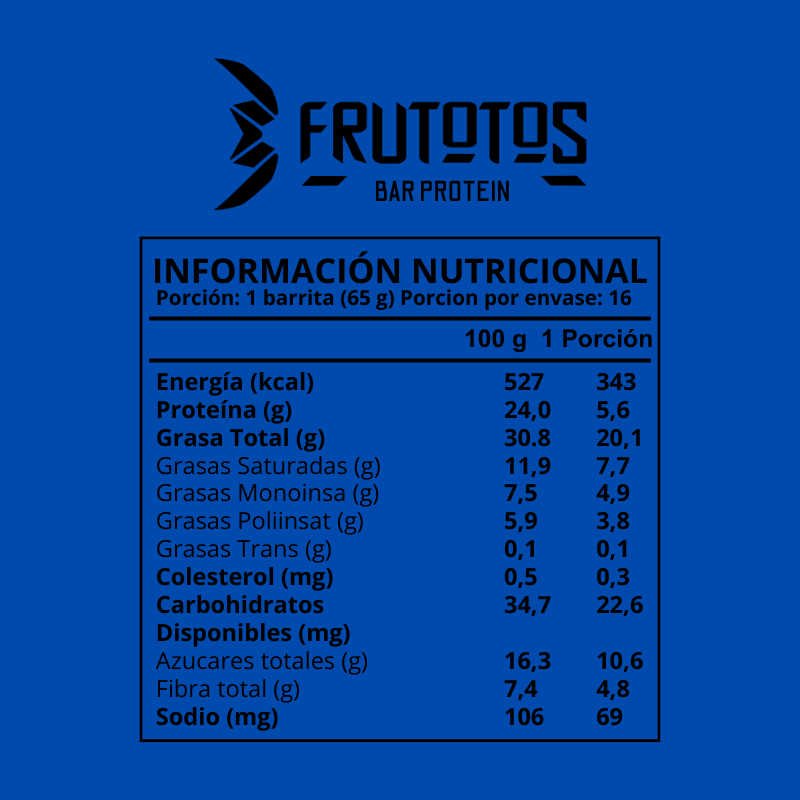 Sabor Chocolate | Frutotos 16 unidades 1,4 Kg