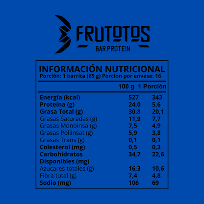 Sabor Chocolate | Frutotos 16 unidades 1,4 Kg
