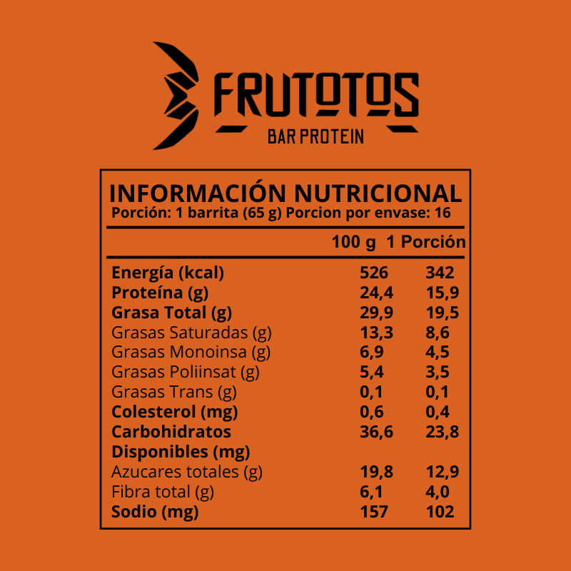Sabor Naranja | Frutotos 16 unidades 1,4 Kg