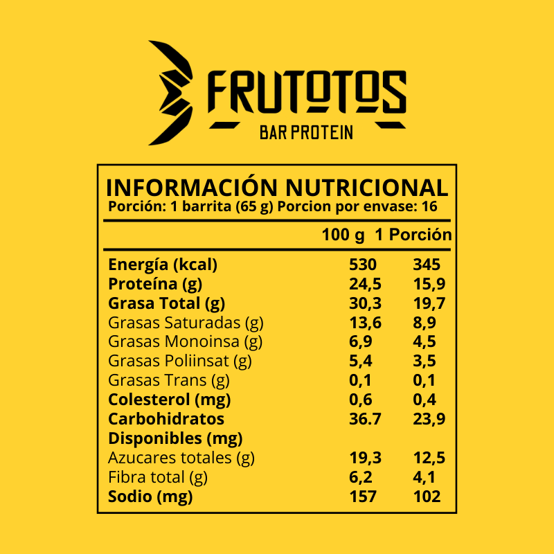 Sabor Plátano | Frutotos 16 unidades 1,4 Kg