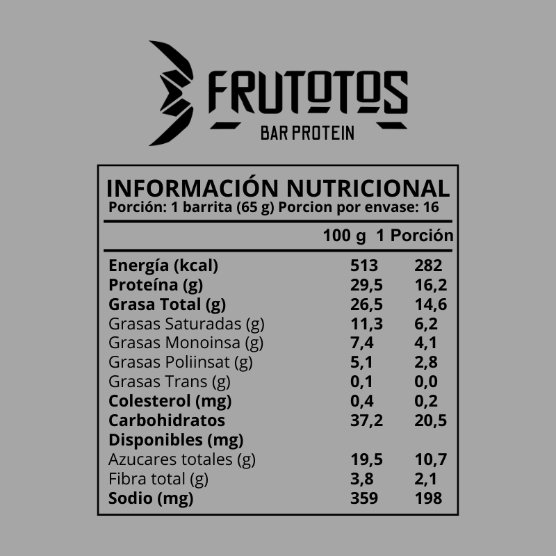 Sabor Cookies and Cream | Frutotos 16 unidades 1,4 Kg