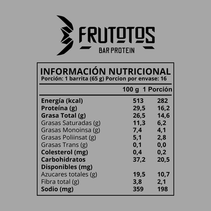 Sabor Cookies and Cream | Frutotos 16 unidades 1,4 Kg