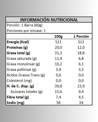 Barra de proteína sabor COOKIES AND CREAM | 16 unidades