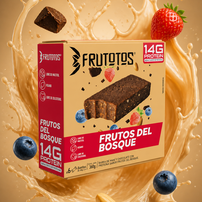 ¡NUEVO! Barra de proteína sabor FRUTOS DEL BOSQUE | 6 unidades
