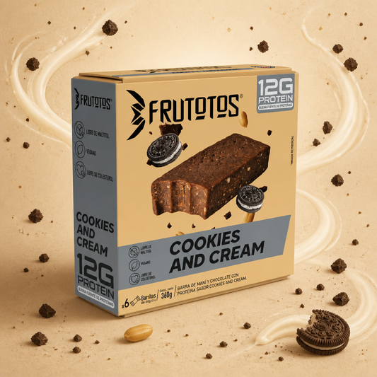 ¡NUEVO! Barra de proteína sabor COOKIES AND CREAM | 6 unidades