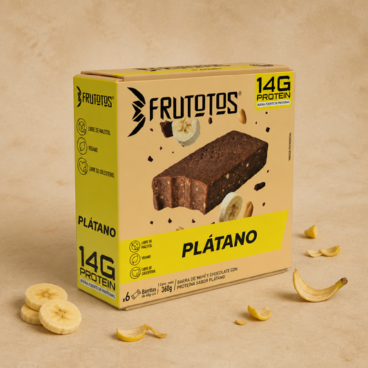 ¡NUEVO! Barra de proteína sabor PLÁTANO | 6 unidades