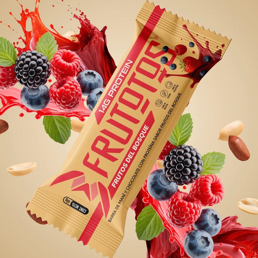 Barra de proteína sabor FRUTOS DEL BOSQUE | 16 unidades